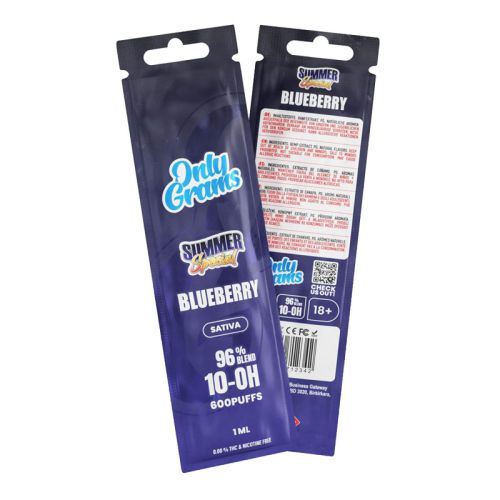 10-OH Vape Blueberry - Sativa - 96%, 1ml