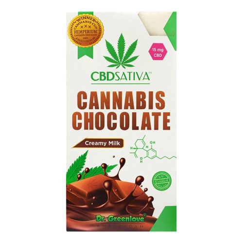 Cannabis-Milchschokolade mit CBD, 80g