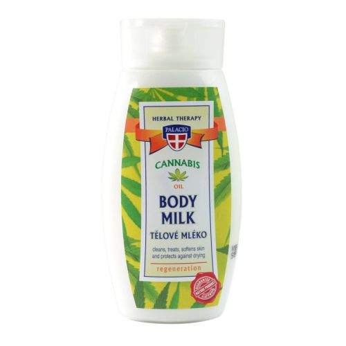 Cannabis-Körpermilch mit 2% BIO Hanföl, 250ml