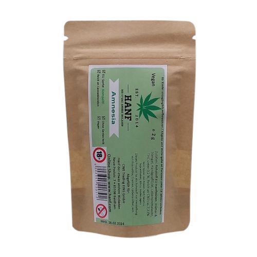 CBD Hanfblüten Amnesia, 2g