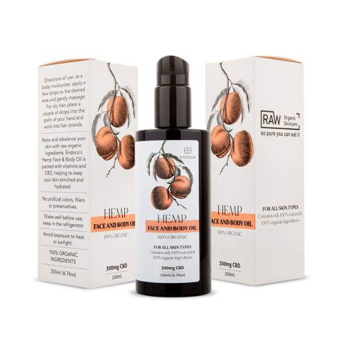 Preview: Endoca Face & Body Oil 300mg CBD, 200ml