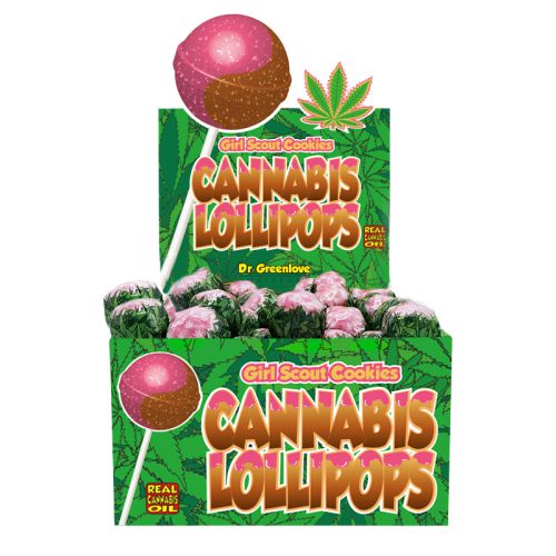 Cannabis Lollipop Girl Scout Cookies, 18g