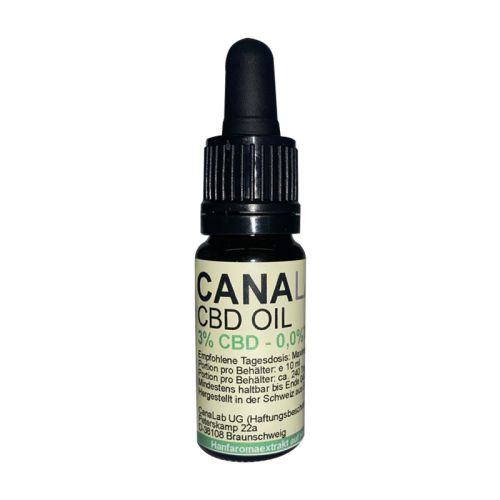 CanaLab Öl mit 3% CBD, 0% THC, 10ml für Katzen