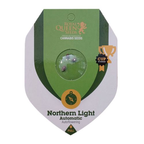 Royal Queen Seeds 3x Northern Light Auto Samen - 0% Sativa 80% Indica Ruderalis 20%