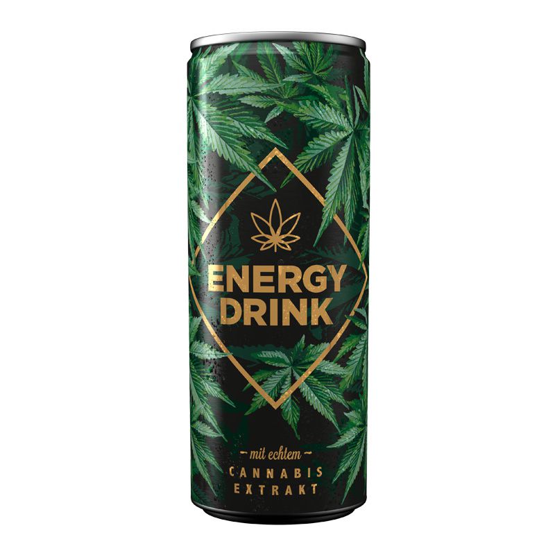 Cannabis Energy Drink mit echtem Cannabis Extrakt, 250ml