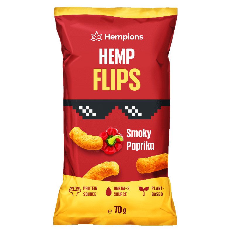 Bio Hemp Flips Smoky Paprika, 70g