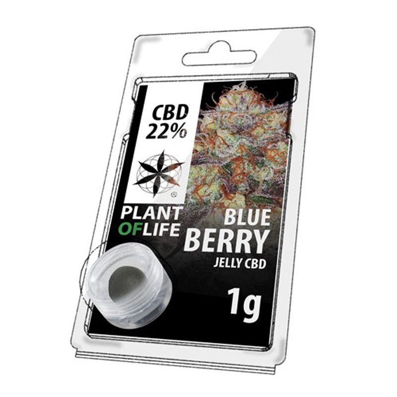 CBD Jelly 22% - Blue Berry, 1g