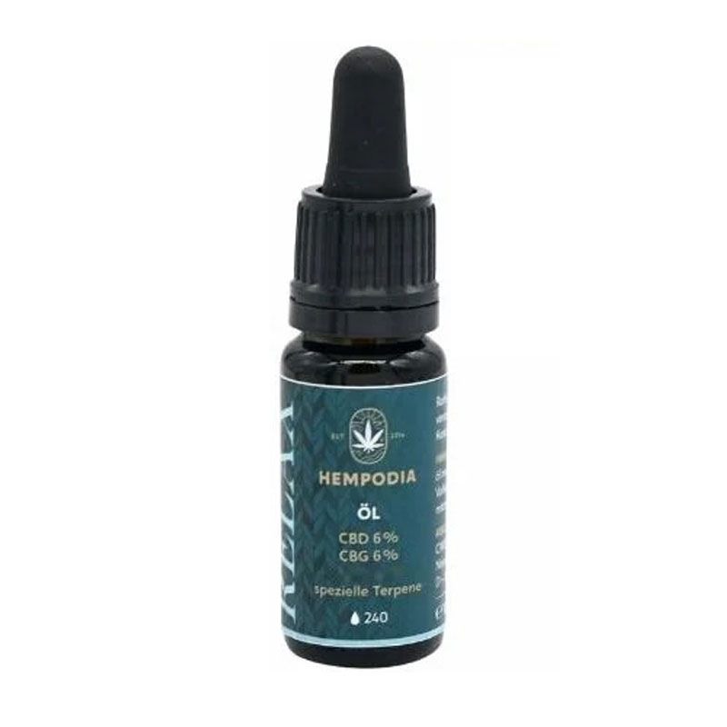 CBG/CBD Hanföl Relax mit 6% CBG und 6% CBD, 10ml
