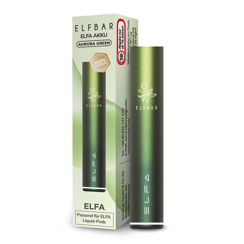 Elfbar Elfa Akku 500mAh - Aurora Green