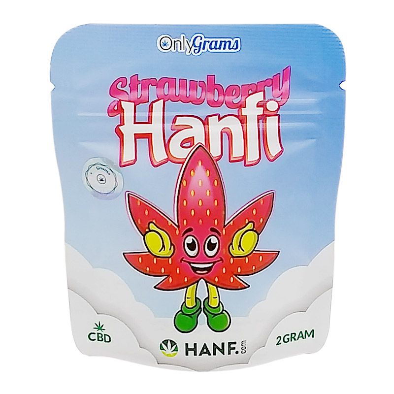 CBD Bio-Hanfblüten Hanfi Strawberry, 2g