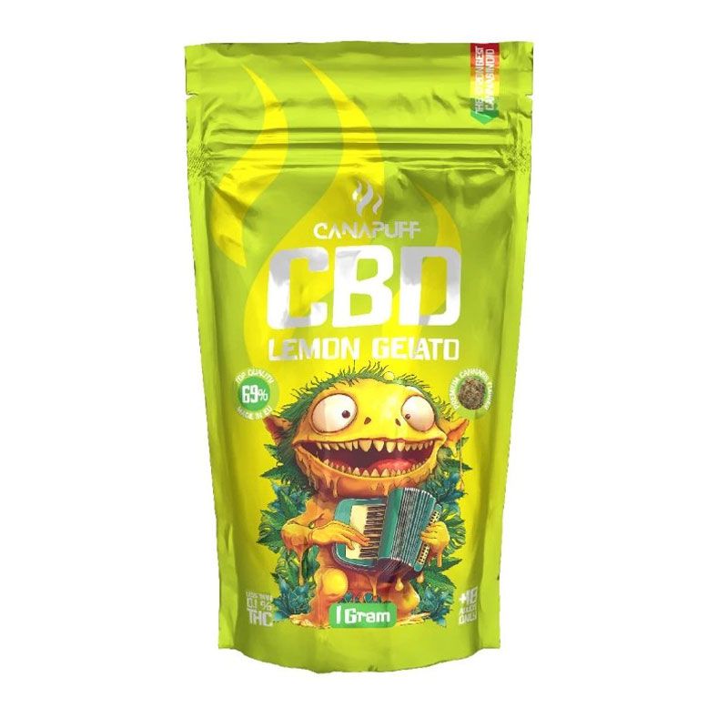 CBD Hanfblüten Lemon Gelato 69%, 3g