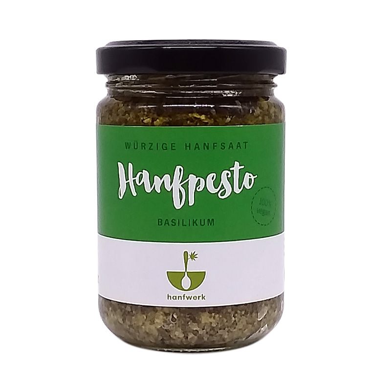 Bio Hanfpesto Basilikum, 135g