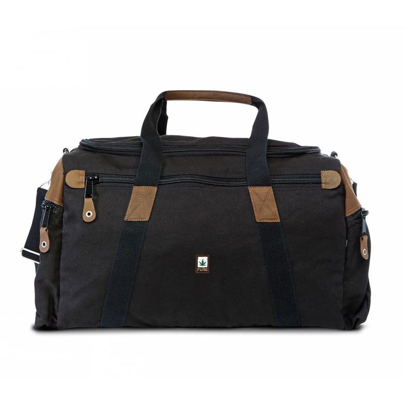 Pure Hanf Reisetasche XL black