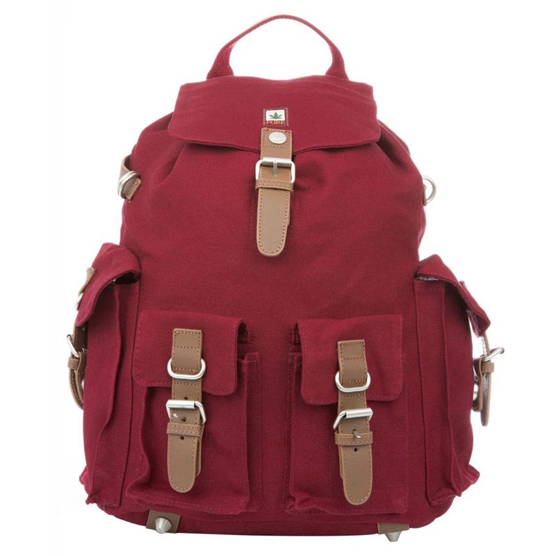 Pure Hanf Rucksack XL bordeaux