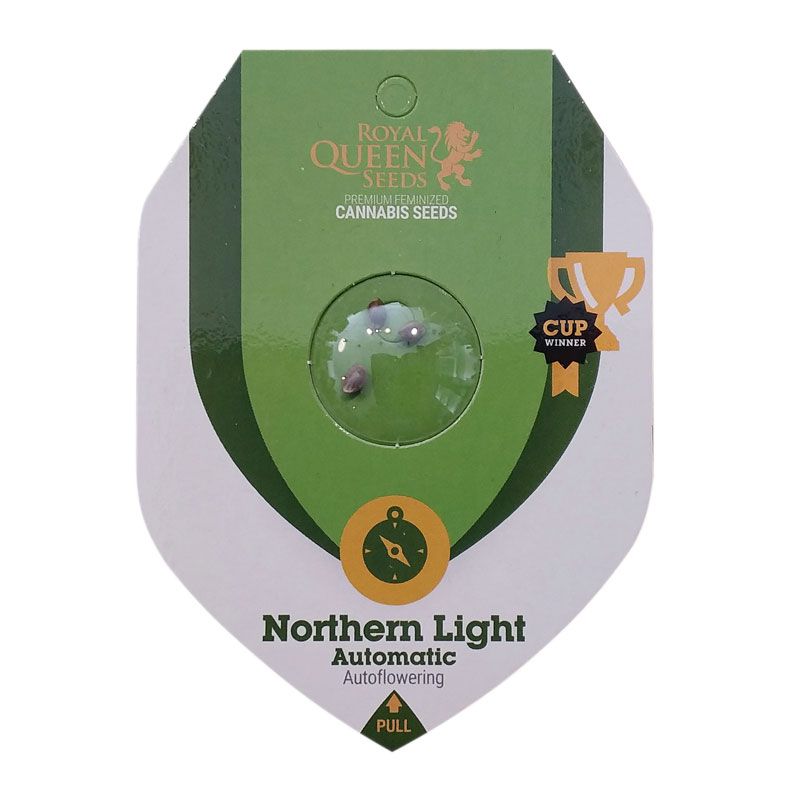 Royal Queen Seeds 3x Northern Light Auto Samen - 0% Sativa 80% Indica Ruderalis 20%