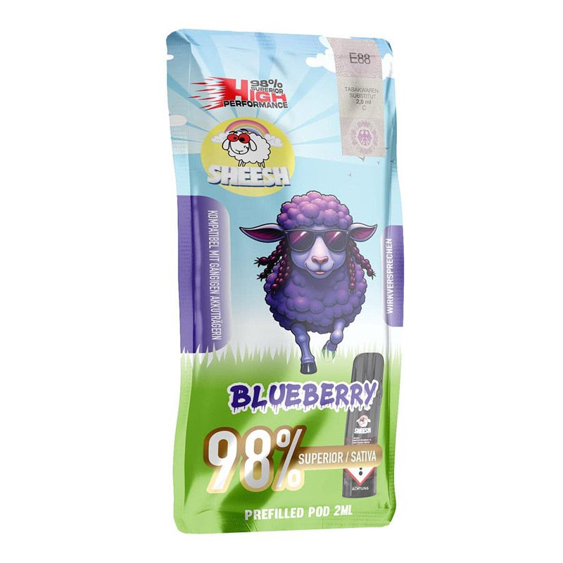 Blueberry - 98% H3 Superior Sativa Vape, 2 ml