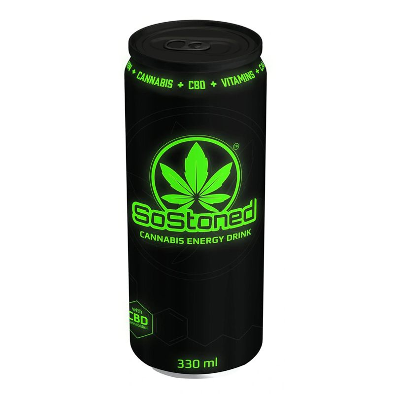 SoStoned Energy Drink mit CBD, 330ml